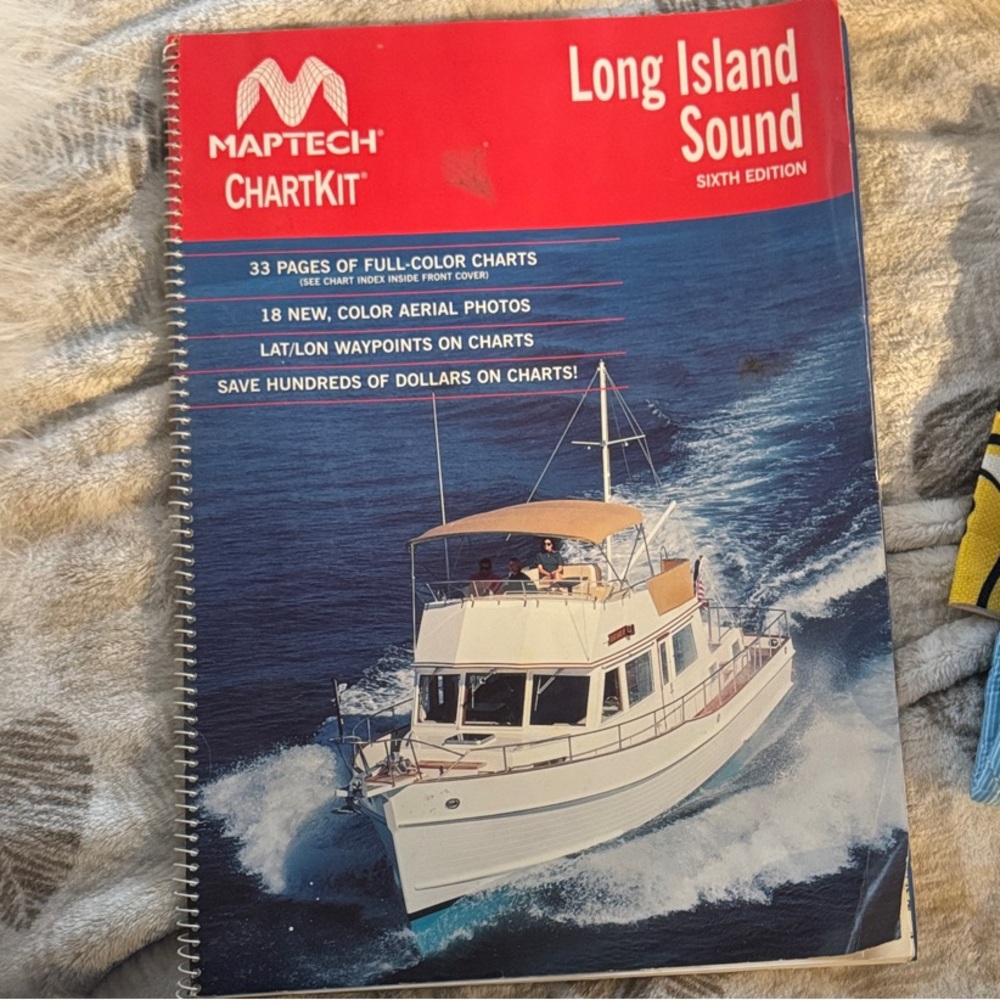 ChartKit Long Island Sound - Red and Blue